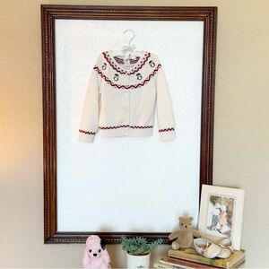 Gymboree EUC 2011 Winter Penguin line Penguin Fair Isle Cardigan Size 4T
